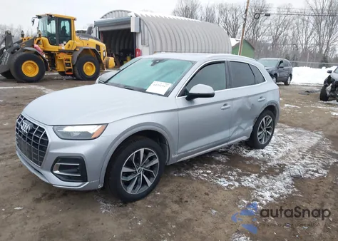 2021 Audi Q5 Premium Plus 45 Tfsi Quattro S Tronic z USA, uszkodzony, nr VIN WA1BAAFY2M2025916